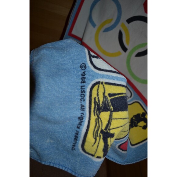 Olympics 1988 Beach Towel USOC Sports and Athletes - Picture 2 of 7
